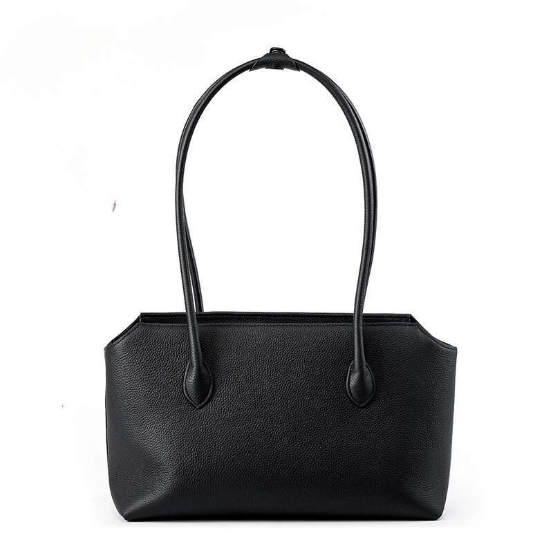 Autumn New Genuine Leather Women Tote Lady Fashion Commuter Armpit Bag Female Large Capacity Single Shoulder Handbag