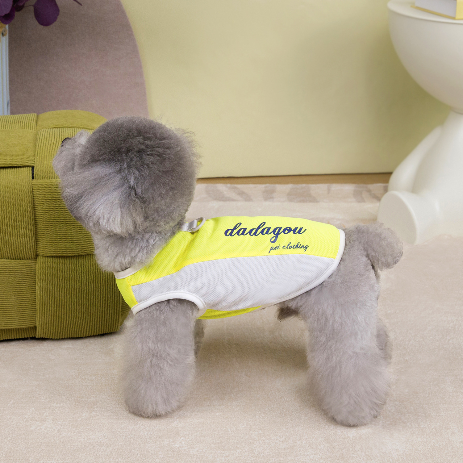 Leisure Dog Shirts Pet Letters Printed Clothes Summer Pet T Shirts Puppy Vest Breathable Dog Outfit Soft Sweatshirt for Chihuahuas Small medium Dogs X