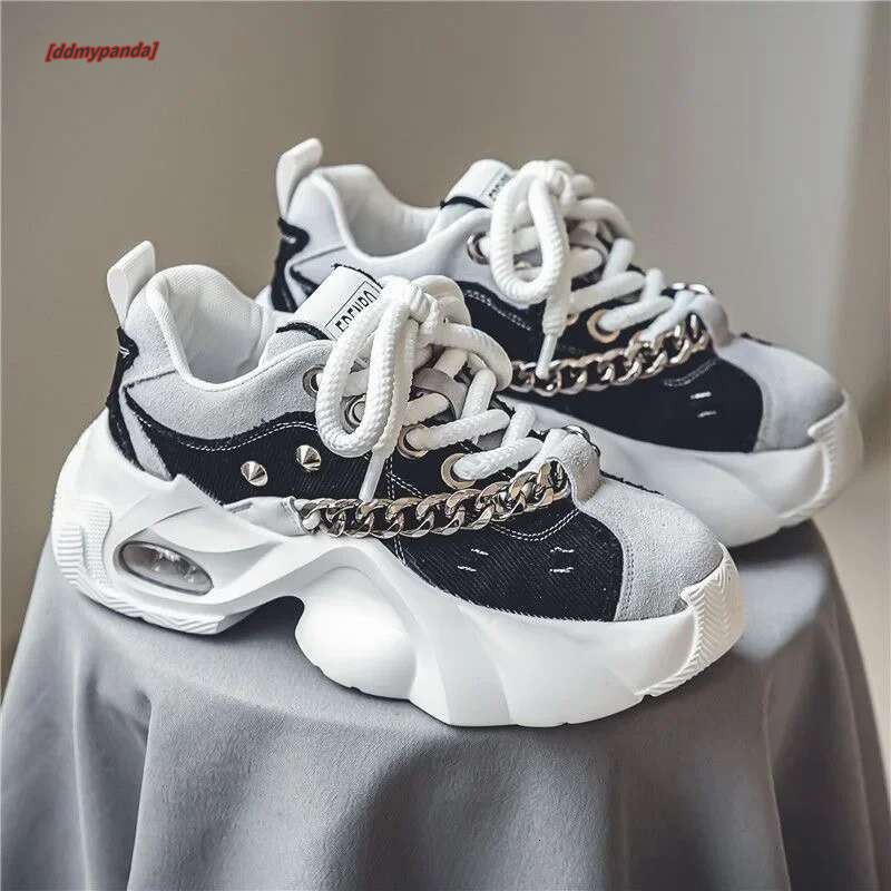 Original Designer Fashion Platform Casual Height Increas Shoes for Men Hip Hop Chunky Sneakers atillas Hombre ddmypanda
