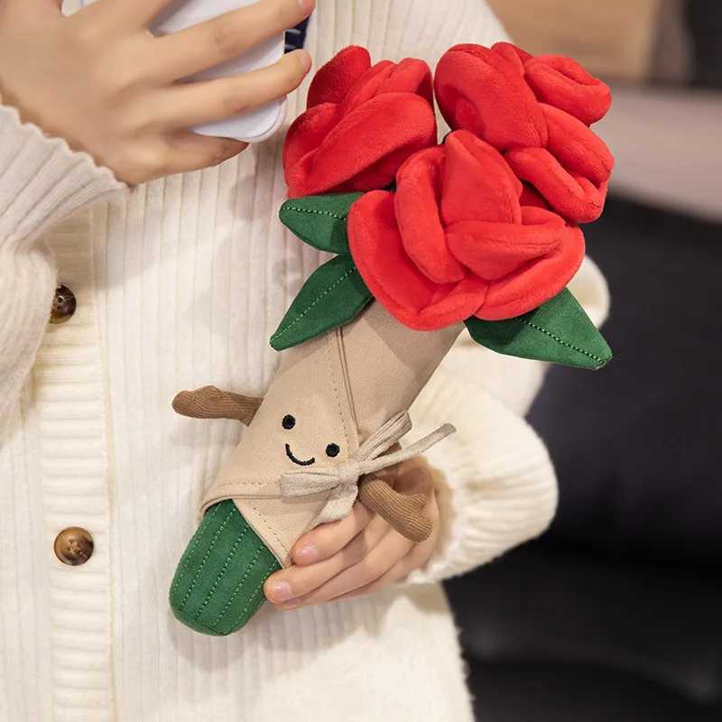 Cute Squishy Teddy Bear Transform Into Bee Plush Doll Owl Penguin Duck Rose Pluchies Toy Fun ValentineS Day Gift C251107