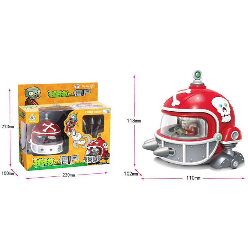 Plants Vs Zombies 2 Battle Game Set Bulk Stock - Mecha Football Zombie Pull Back Vehicle Action Figure Collectible Toy Battle Arena Kids Gift