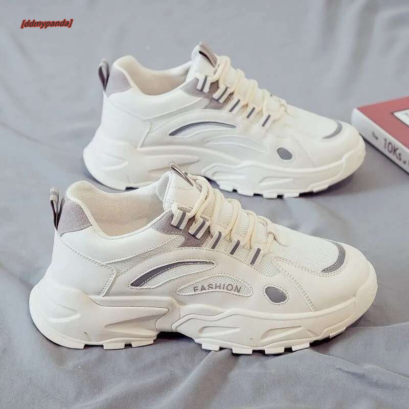 2024 Casual Sports for Men Comfortable Fashion Outdoor Four Seasons Shoes Men's Sneakers White Platform Lace-up Trainers ddmypanda
