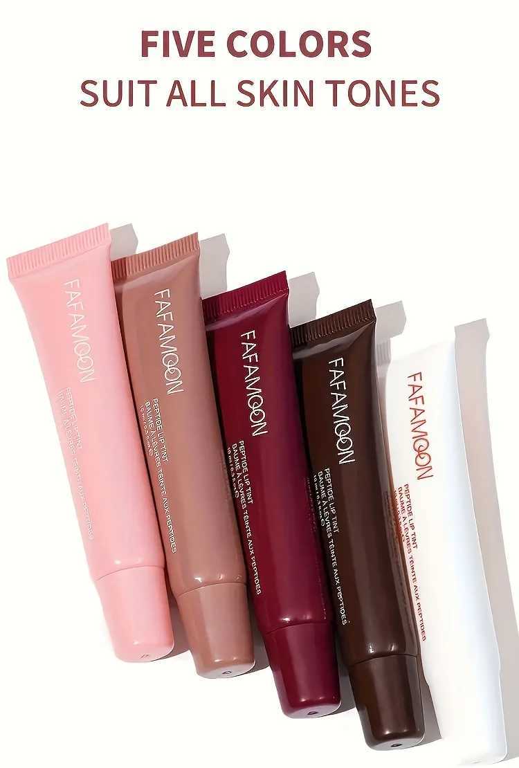 Five color gloss lipstick moisturizing moisturizing and brightening lip lines fruit lotion and skin coloring lipstick W250407