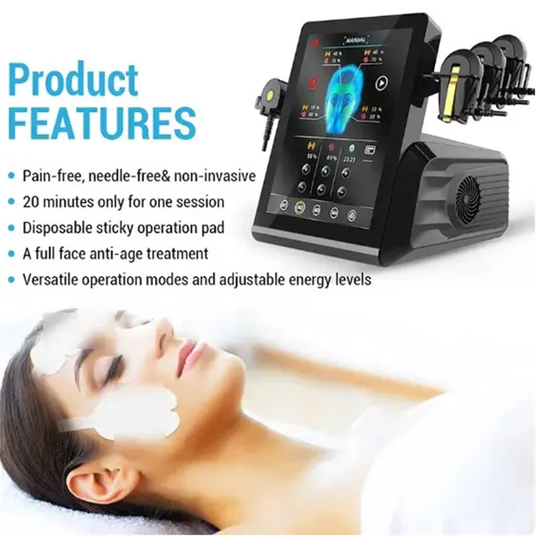 Portable Spa Electric Magnetic Facial RF Lifting Face Anti Aging PEface Face Contouring Machine