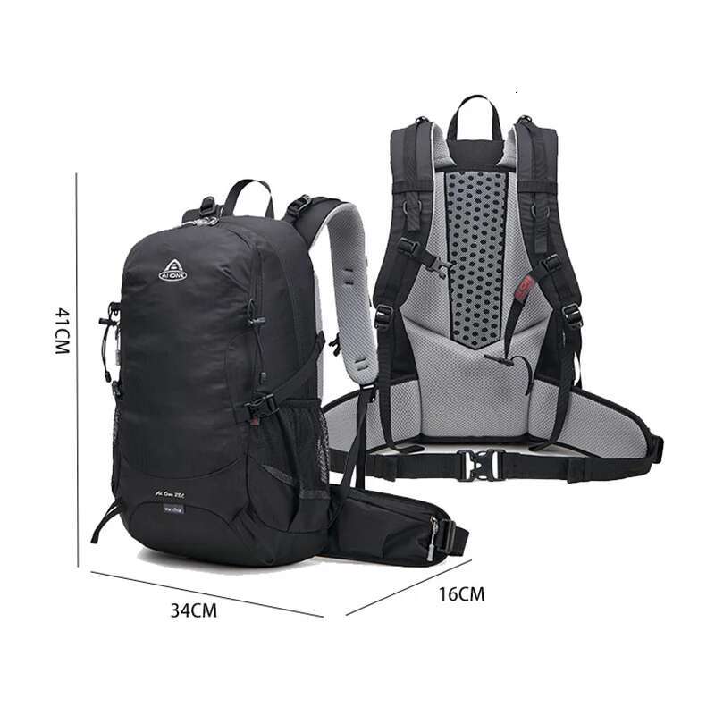 28L Hiking Men Sports Climbing Bags Waterproof Camping Daypack With Rain Cover Travel Mountain School Backpack Women