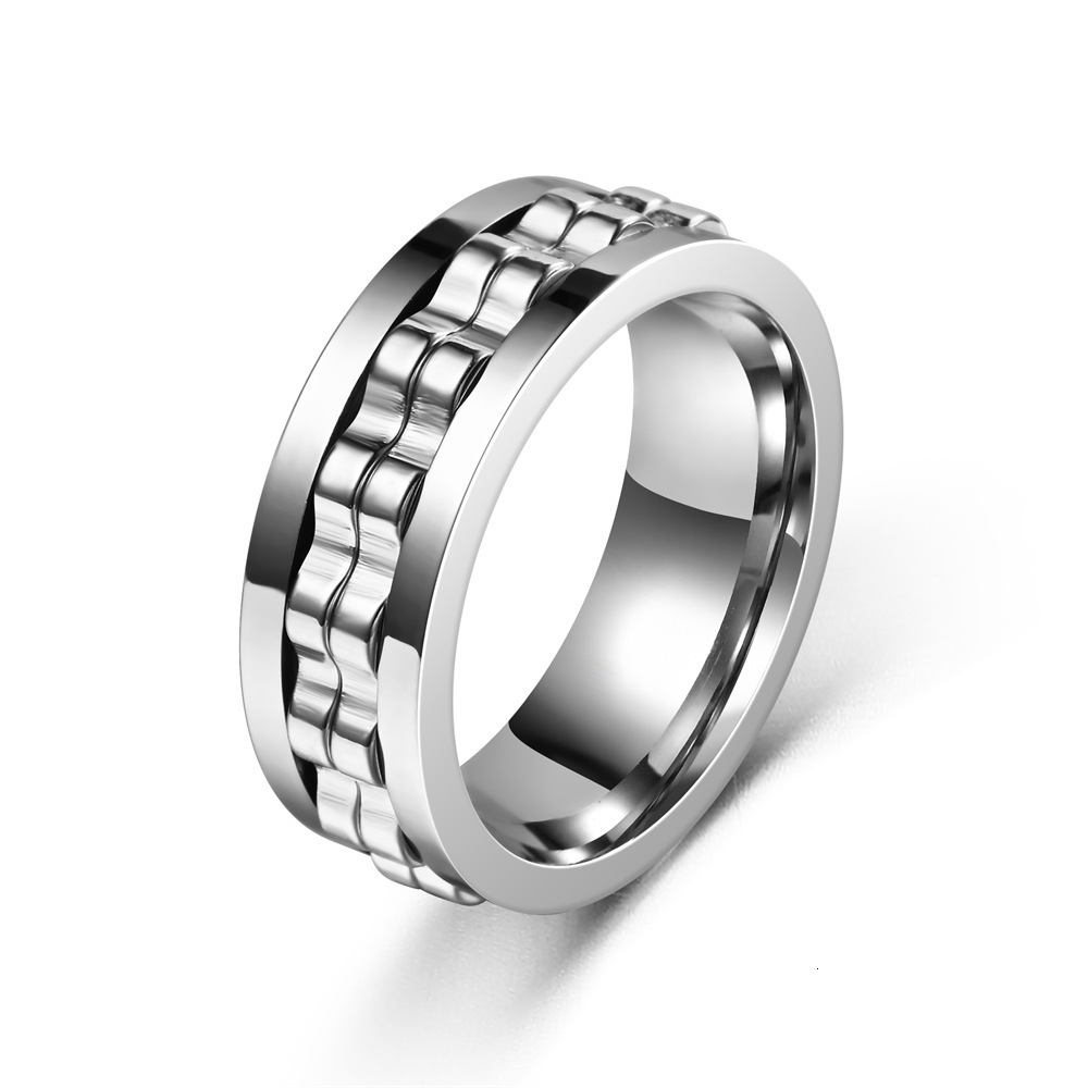New best-selling niche stress relieving and anti anxiety gear for men, trendy rotatable ring
