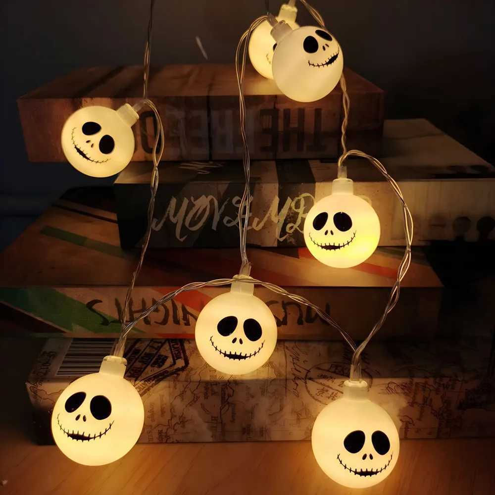 2025 Halloween Grimace String Lights Indoor Battery/Usb Operated Hanging Lamp For Home Decor Christmas Festival Light 302 W251107