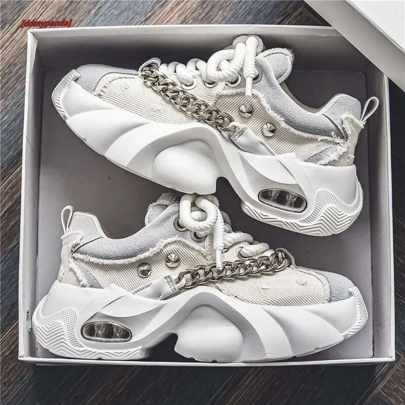 Original Designer Fashion Platform Casual Height Increas Shoes for Men Hip Hop Chunky Sneakers atillas Hombre ddmypanda