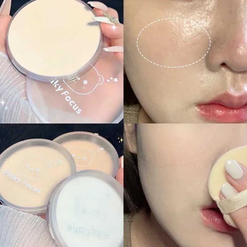 Long lasting oil control loose powder 3-color moisturizing and waterproof concealer powder pressing powder breathable and bright face Korean makeupXJ2