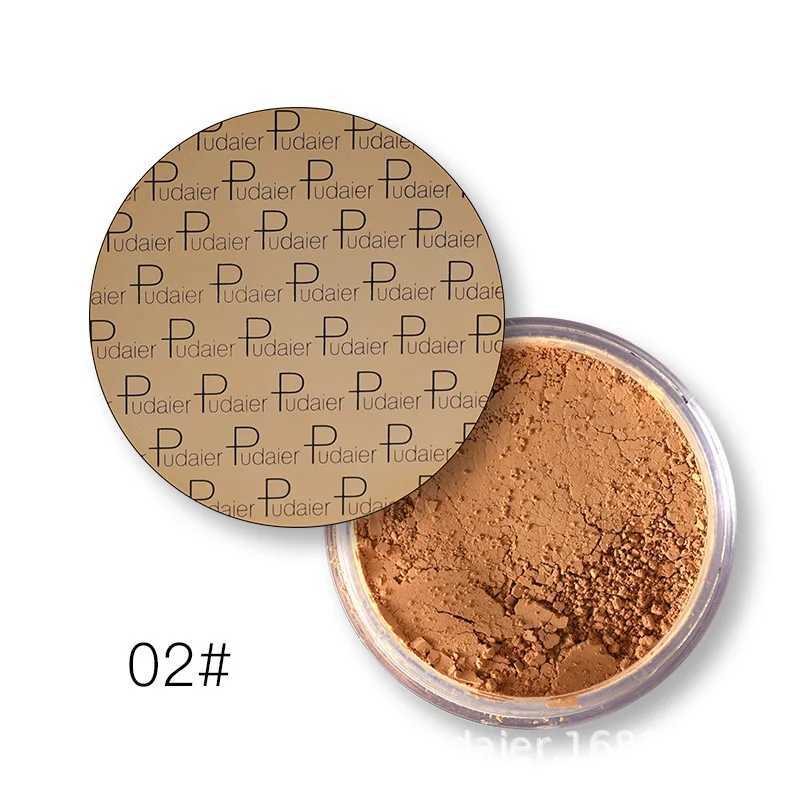 Durable oil control matte loose face powder - invisible matte decorative flour used for basic makeupXJ250407