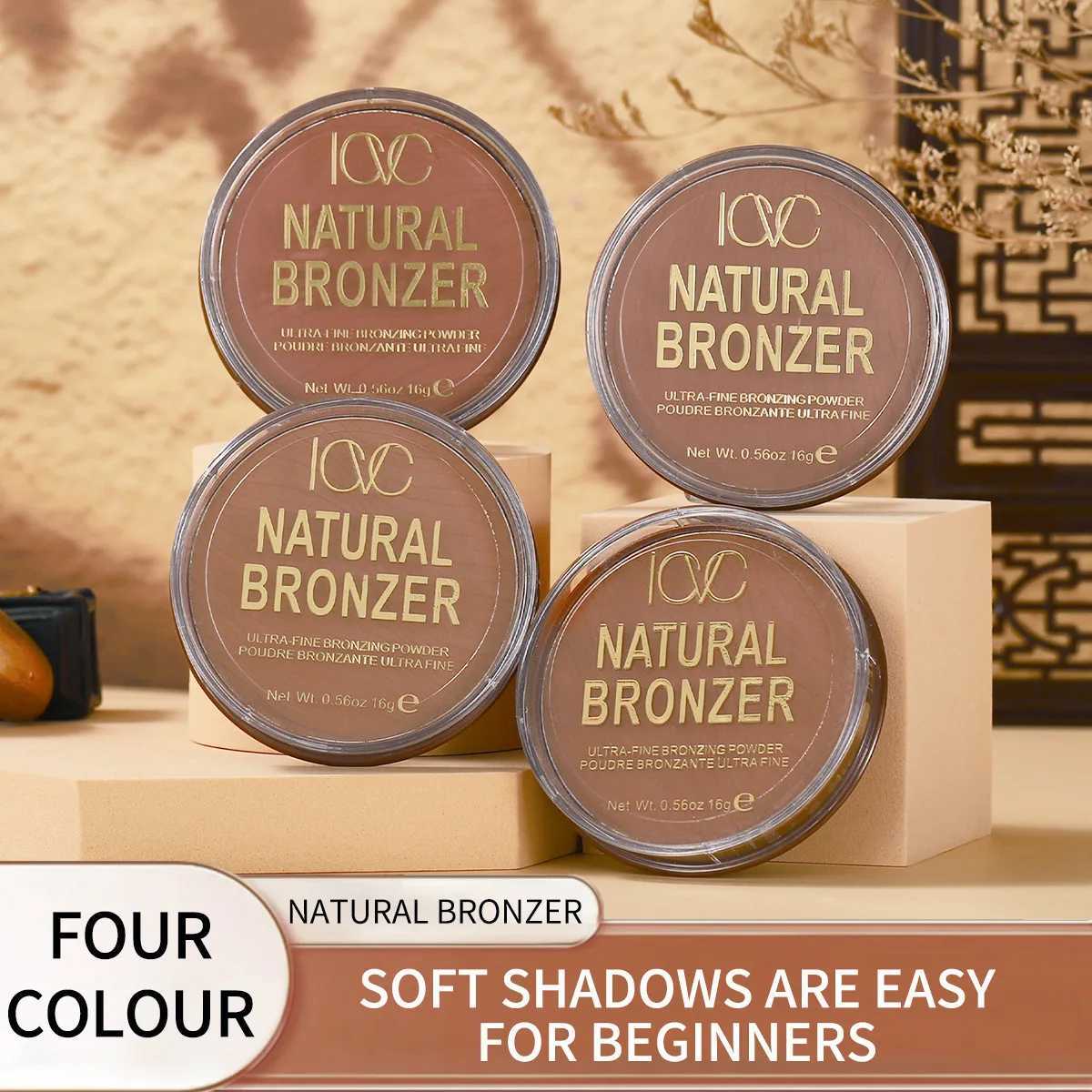 Bronze 4-color powder concealer waterproof and durable oil control is not easy to decolourXJ250407