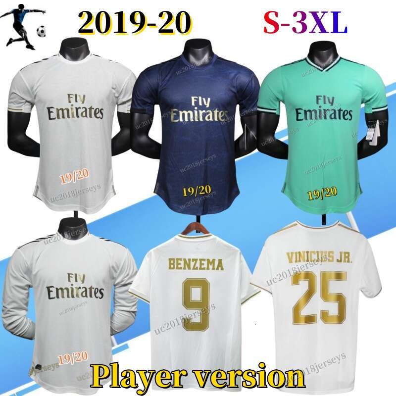 RMAD Player version 2019 2020 Retro soccer jerseys BENZEMA MODRIC MARCELO BALE SERGIO RAMOS 19 20 home football shirt S-3XL Long sleeves full patch