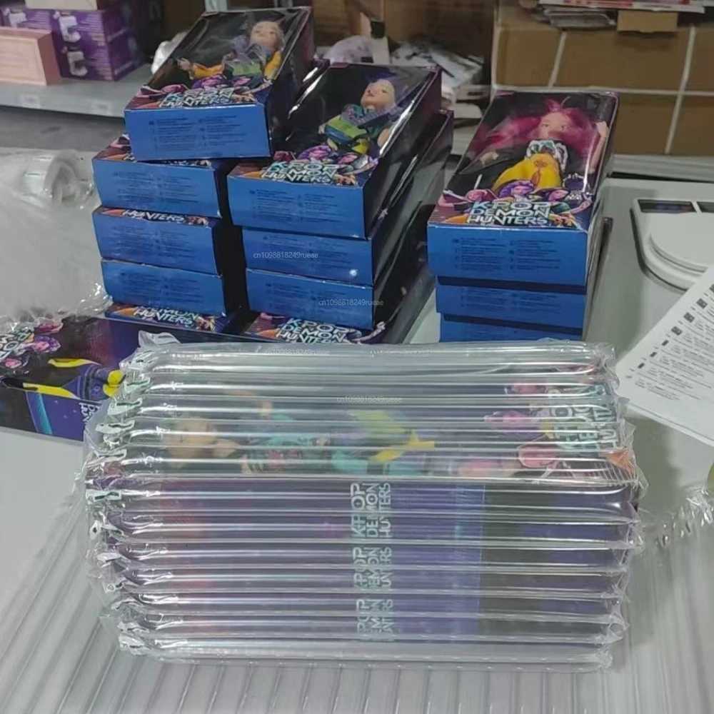 HOT anime K Pop Demon Hunters Group of Witch Hunters High Appearance Glue Doll Girl Heart Decorative Doll Holiday Gifts Z251107