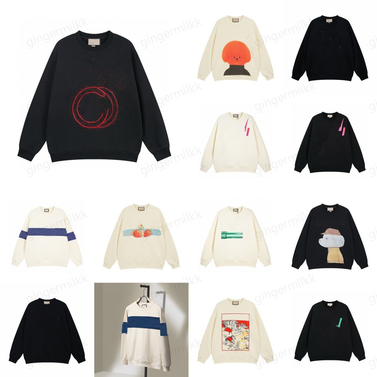 designer Hoodies for women and men with Embroidered Spring luxury round neck Hoodies Women's sweater