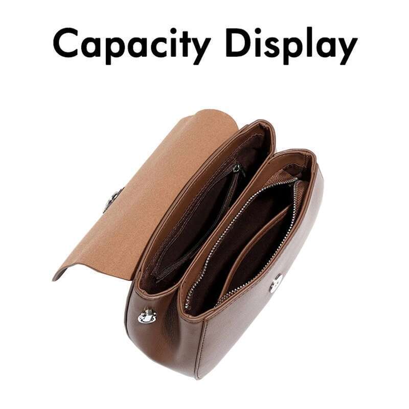 New Lady Vintage Split Leather Messenger For Women Simple Crossbody Shoulder Handbag Girls Daily Using Commuter Small Square Bag