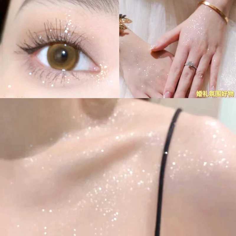 JOMeel Highlight Loose Powder Flash Narutal Glow Finish Bright Dust Highlight Powder Makeup High Gloss Facial IlluminatorXJ250407