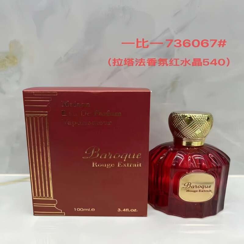 Designer perfume Foreign Trade Cross Border Hot Item Baroque Middle Eastern Arabian Woody Fragrance Perfume Ebony Silk Red Lasting Premium Fast Shippi