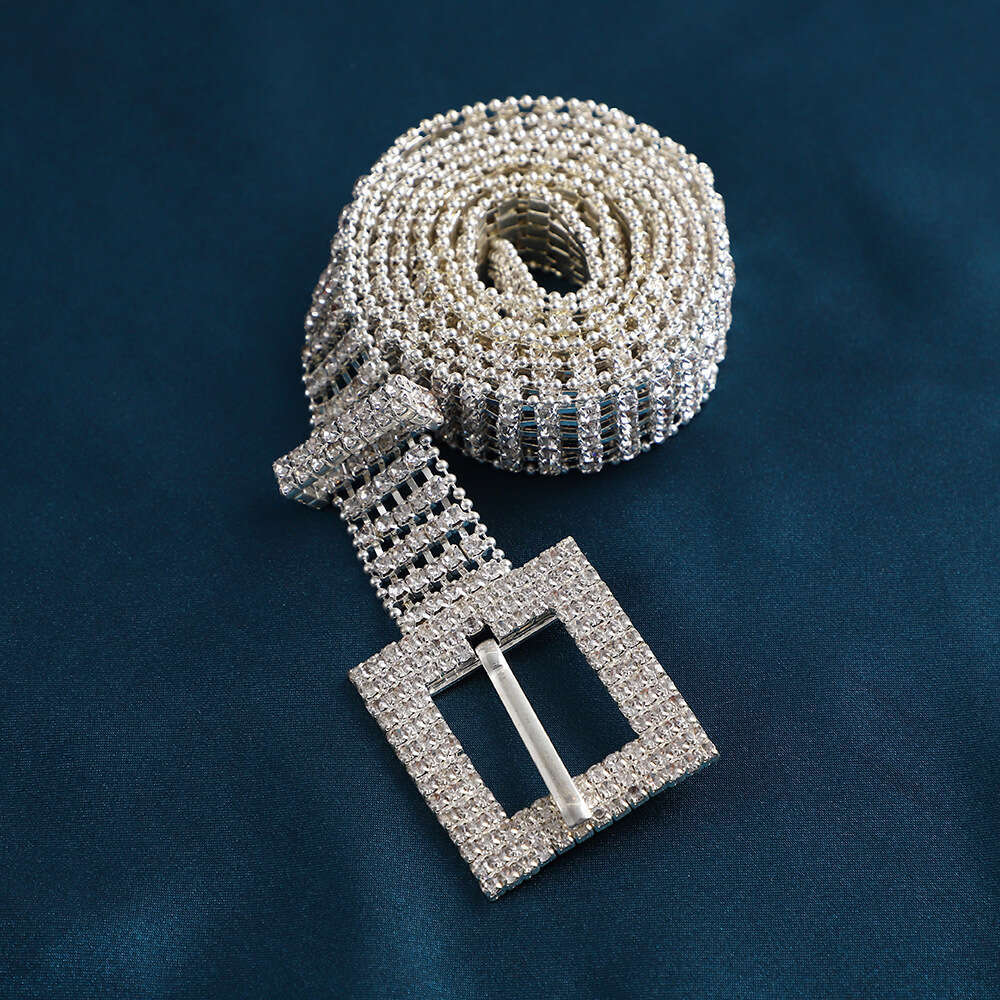 Belt women's full dia belt fashion trend clothing accessories rhie waist chain-