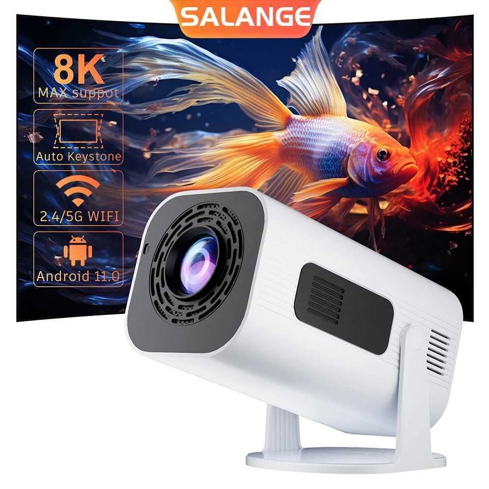 Salange P330 Portable Mini Projector 720P 1080P 4K 8K Support Android 11 300ANSI Wifi6 BT5.0 Auto Keystone 270 Free Projection X250407