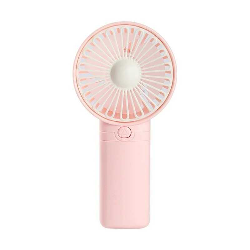 New portable mini fan small handheld fan battery version 1-speed air cooler fan suitable for offices outdoor travel camping W250403