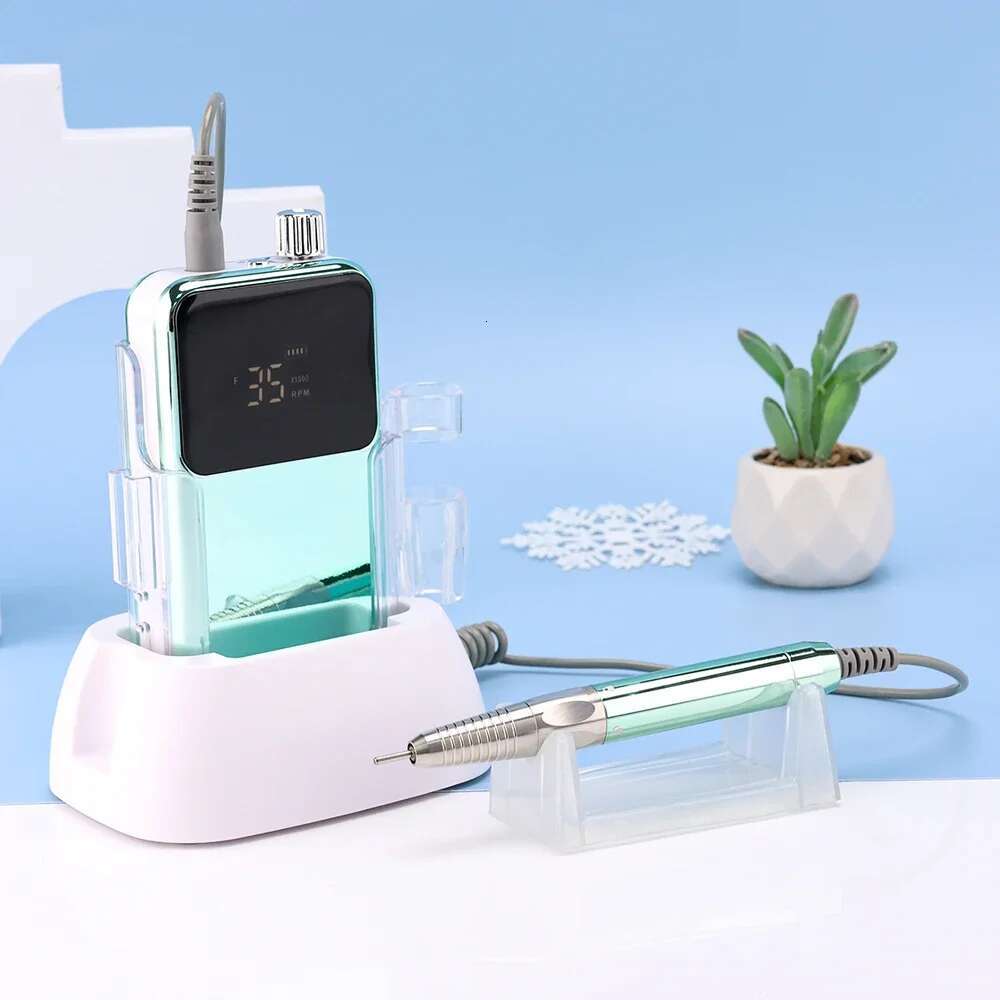 New 85W Electric File 35000 RPM Cordless Professional Brushless Nail Drill hine
