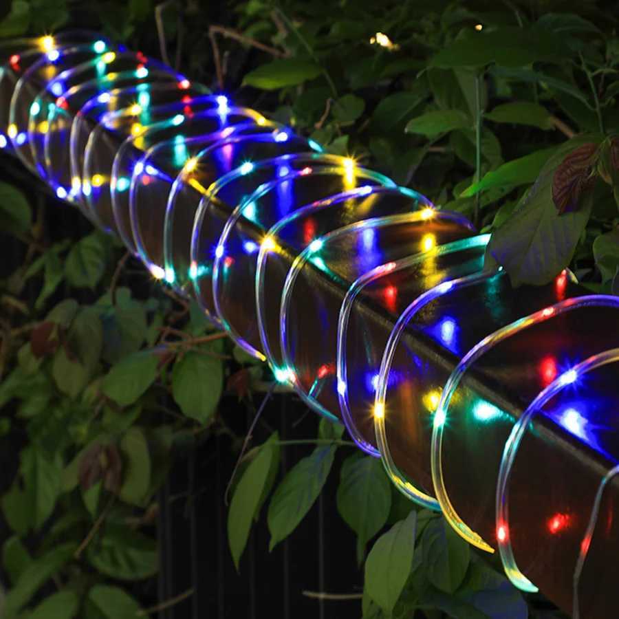 LED Rope Tube String Lights 10M 20M 30M Outdoor 8 Modes Christmas Fairy Lights Garland for DIY Party Wedding Garden Fence Decor W251107