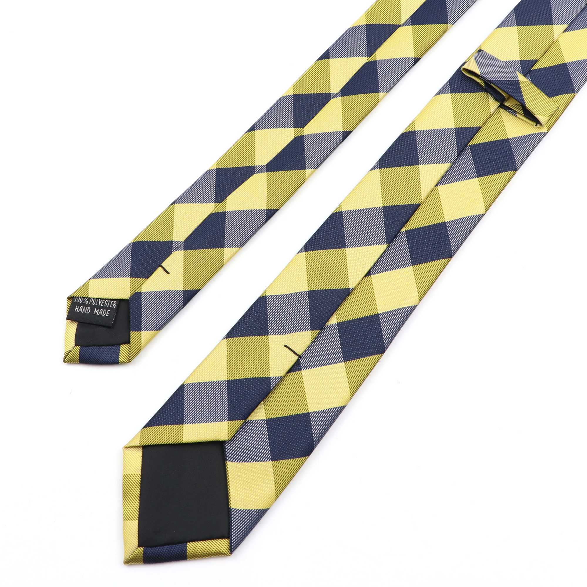 Casual 6cm Mens Plaid Tie New Jacquard Woven Slim Polter Necktie For Business Wedding Accessories Daily Wear Ties Gift X250407