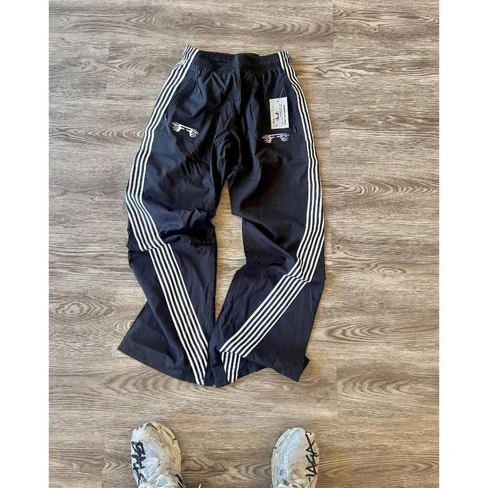 hoodie Women's Wear American Retro Trend Striped Stretch Waist Women Nine Point Y2k Haruku Fashion Loose Casual Couple Sports Wide Leg Pants jack