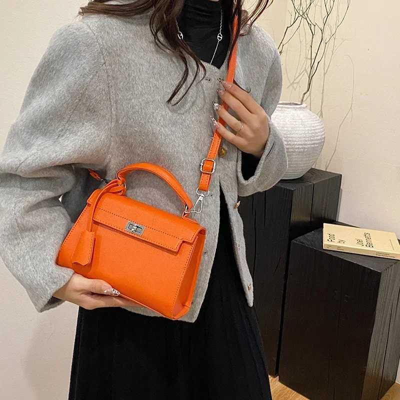 Fashionable Leather Crossbody Bag - Womens Handbag With Shoulder Strap Classic Design By Designer BrandW251107