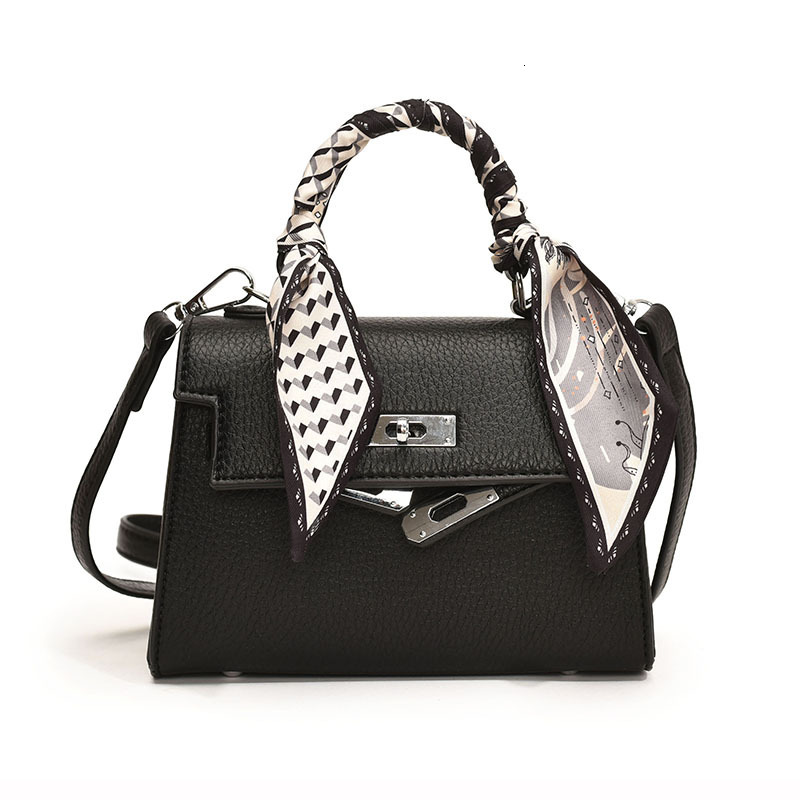 2025S Designer Women S Bag New Western Style Silk Scarf Folded Small Square Popular Versatile Single Shoulder Crossbody Bag Fashion Handbag