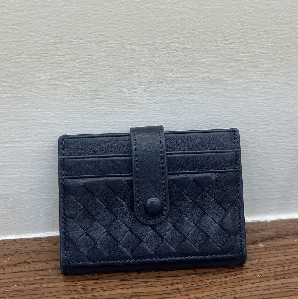 new style lambskin genuine leather card holder hand-woven bank card case unisex woven card holder