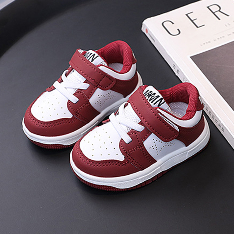 2025 Children Sports Shoes Kids Shoe for Girls Soft Soled Casual Board Shoes Walkfashion Silvery Black White Red Purple Casual Sneaker Toddler Boy Sho