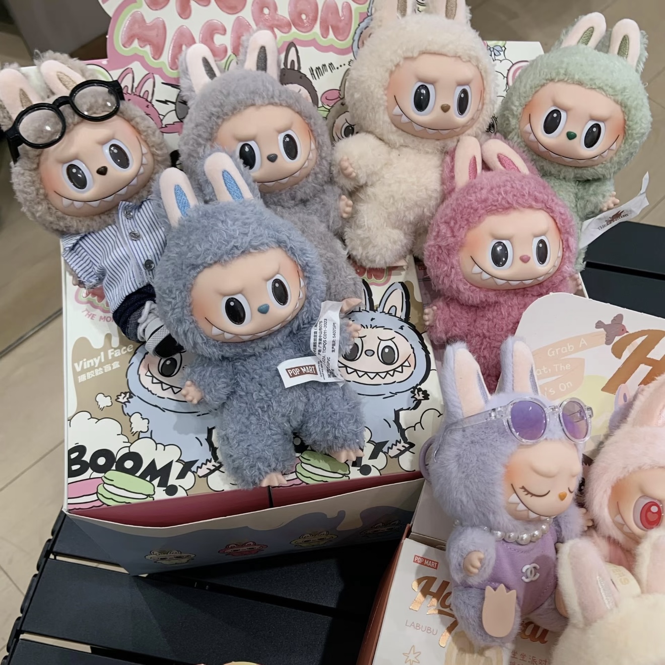 Labubu Doll Series V1 V2 V3 Plush toy Monsters Big Into Energy SeriesBlind Box Christmas gifts