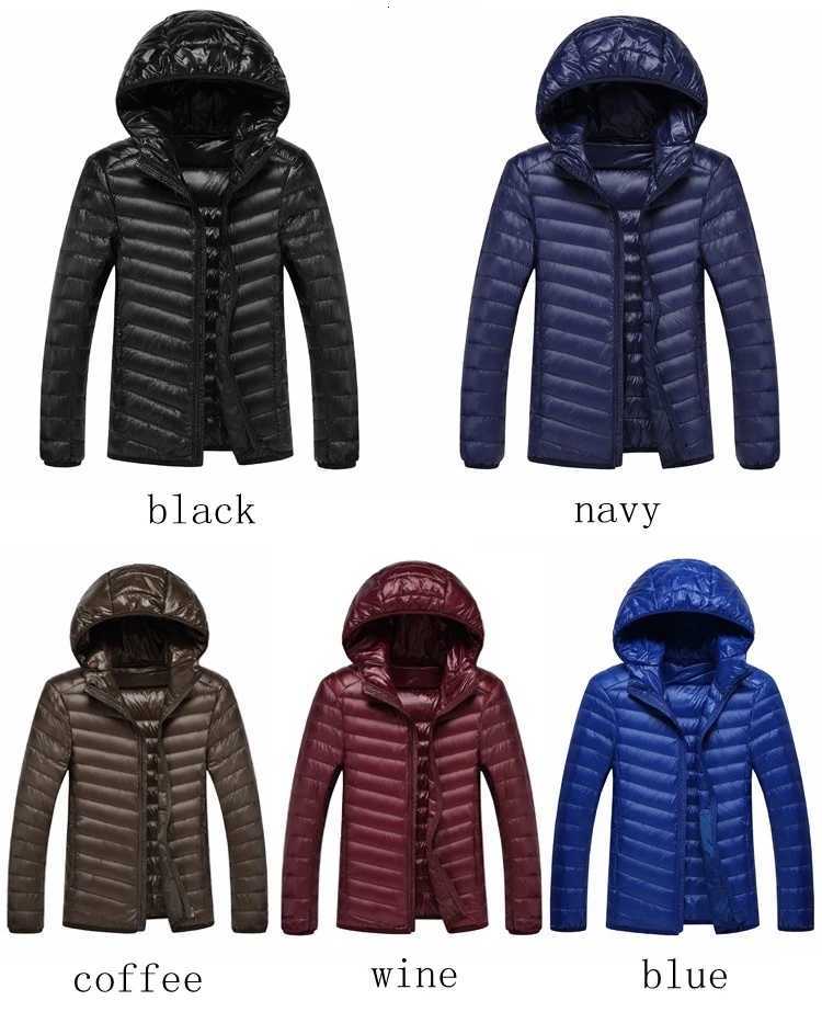 NewBang 9XL 10XL Mens Large Size Down Coats Ultra Light Down Jacket Men Lightweight Feather Hooded Warm Portable Winter CoatT251107
