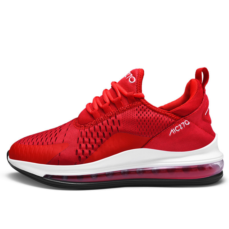 New Trendy Cross-Border Hot-Selling Men's Large Size Multi-Color Fashion Mesh Running Shoes Casual Big Cushion Sports
