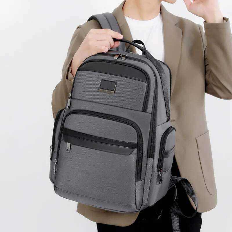 High Quality Design Men's Backpack Large Capacity 15.6 Computer Bagpack Travel Rucksack Unisex Shoulder Bag Student Schoolbag