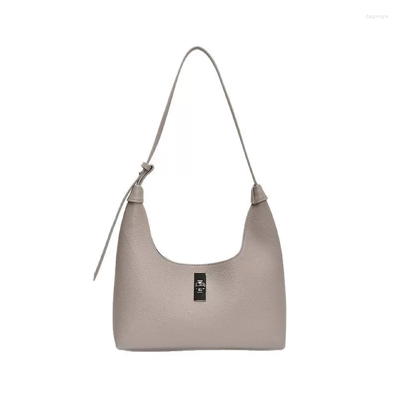 Hobo Brand Designer PU Leather Women's Shoulder Bag Retro Lock Crossbody Hobos Handbag