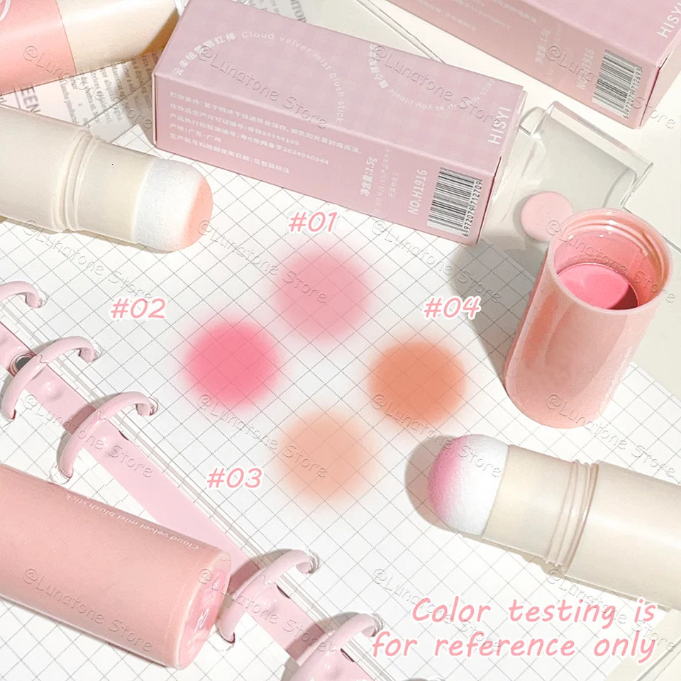 Soft Fog Blush Stick Energy Bounce Korean Style Bright Double sided Use of Lips and Cheeks Natural Colors Vitality Girl 250325