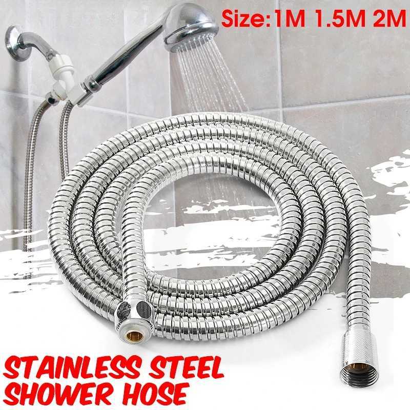 1m/15m/2m ible High Quality Shower Hose Stainless Steel Chre Bathro Water Shower Pipe Tool Shower Accessories Y251107
