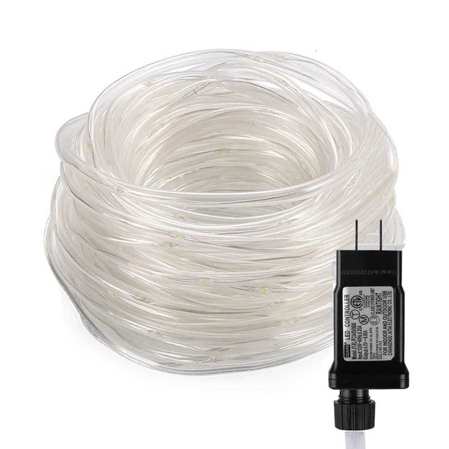 LED Rope Tube String Lights 10M 20M 30M Outdoor 8 Modes Christmas Fairy Lights Garland for DIY Party Wedding Garden Fence Decor W251107