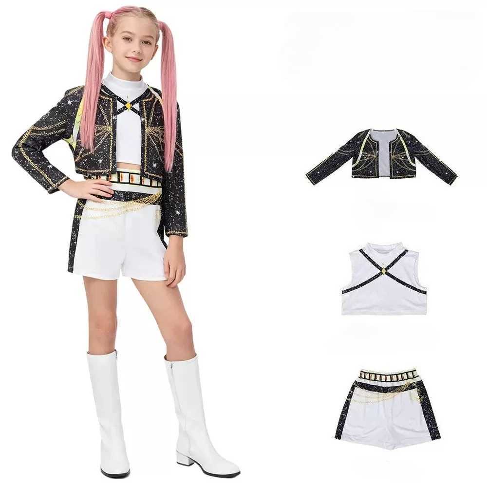 Zoey Rumi Mira Cosplay Costume kpop Women Girls Halloween Carnival Audlt Kids Child Party Role Playing Outfits W251107