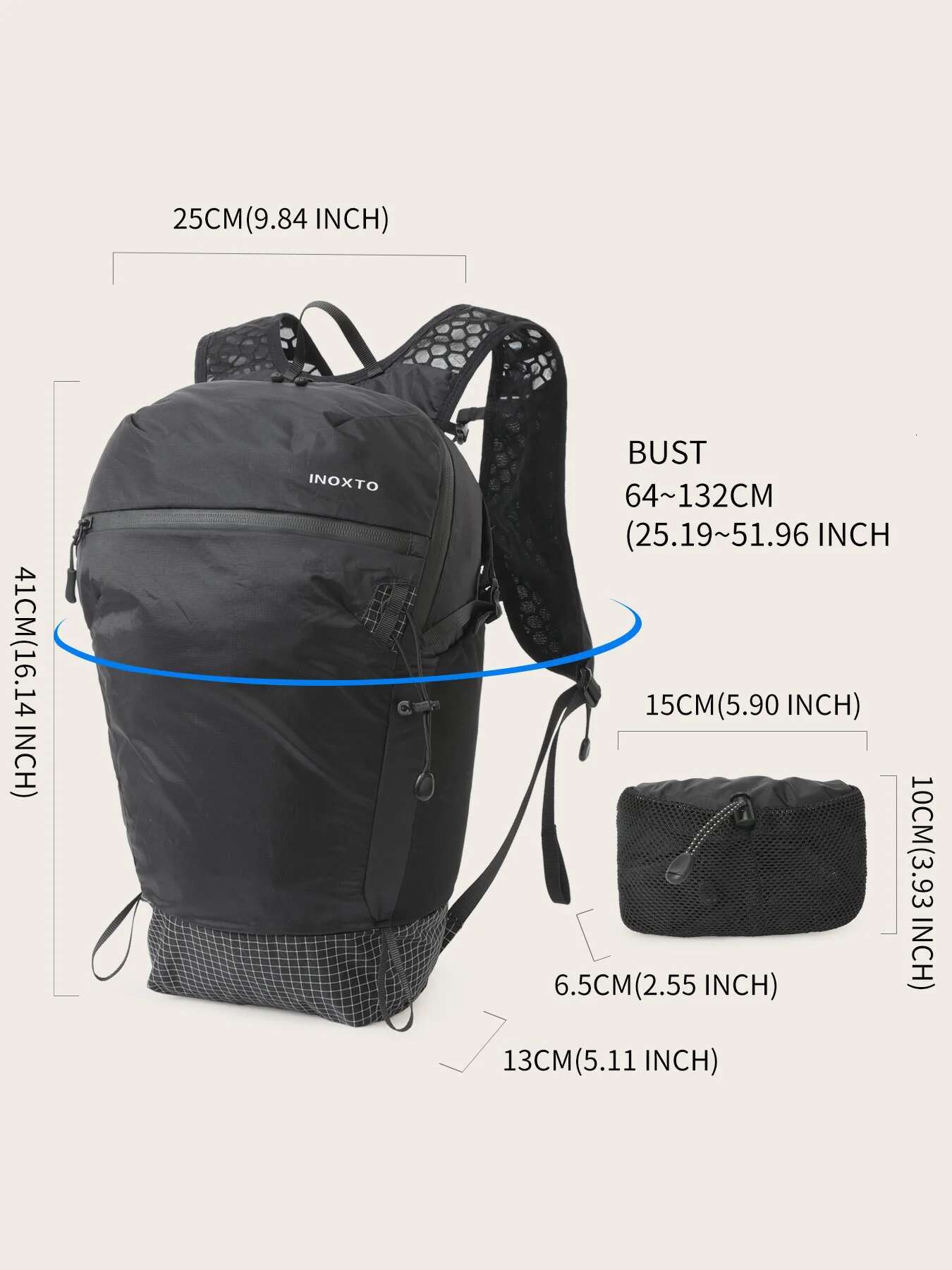 14L Running Lightweight Waterproof Hiking Backpack, Suitable For Hiking, Trail Running, Bicycle Racing