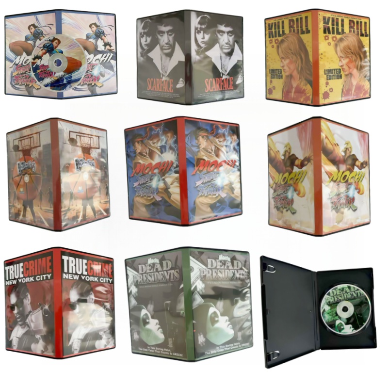 DVD case with bag set circled mylar bags 3 5 smell proof 1/8 oz zipper pouch 22 styles 20pcs custom