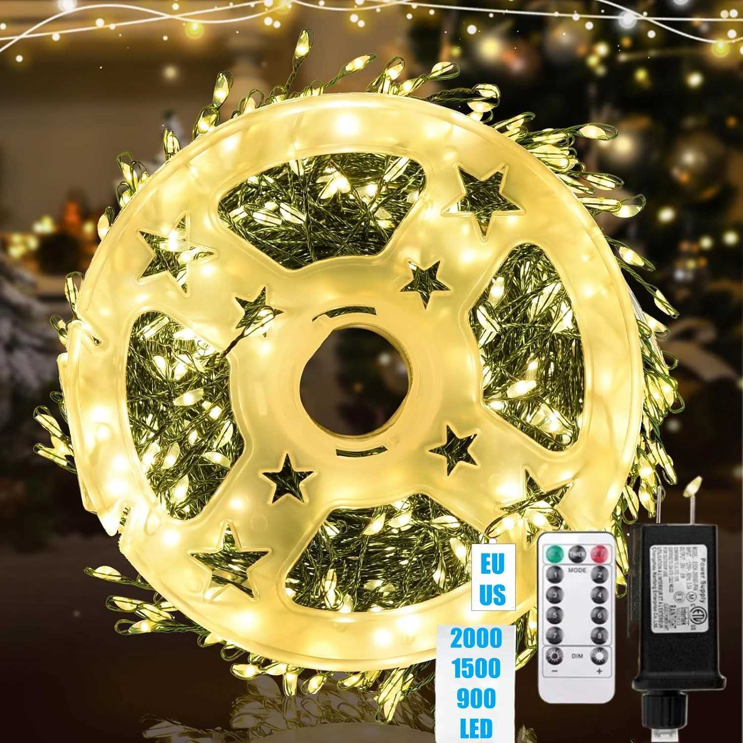 LED Firecracker String Lights Remote Control Halloween Garland EU/US DC Power Fairy Light for Wedding Party Christmas Decoration W251107
