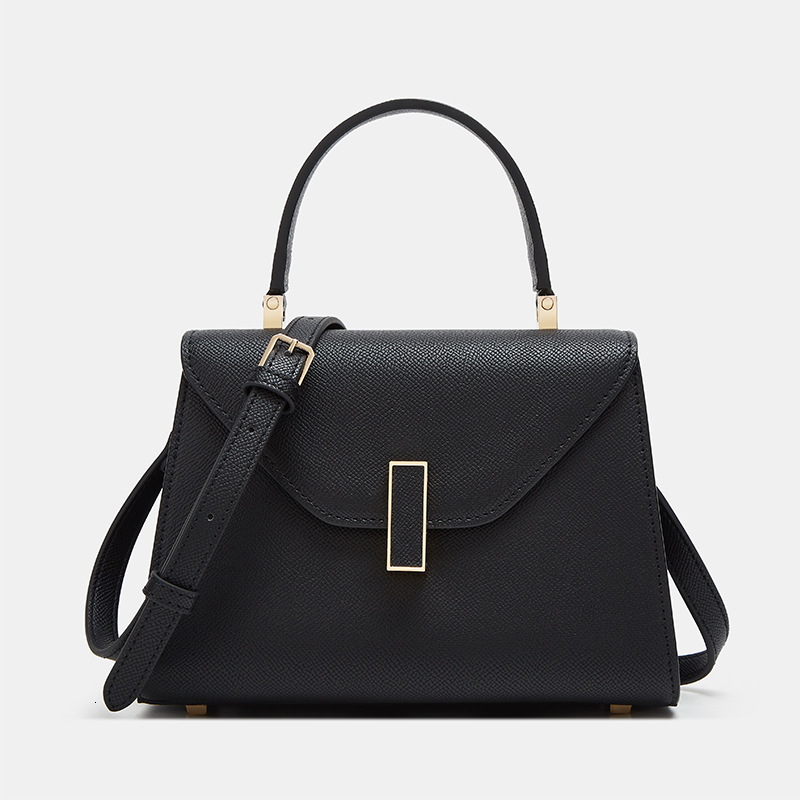 New French Style Light Luxury Fashion Lychee Kelly Bag Niche Design Fashionable Simple Versatile Portable Single Shoulder Crossbody Bag Shoulder Bags