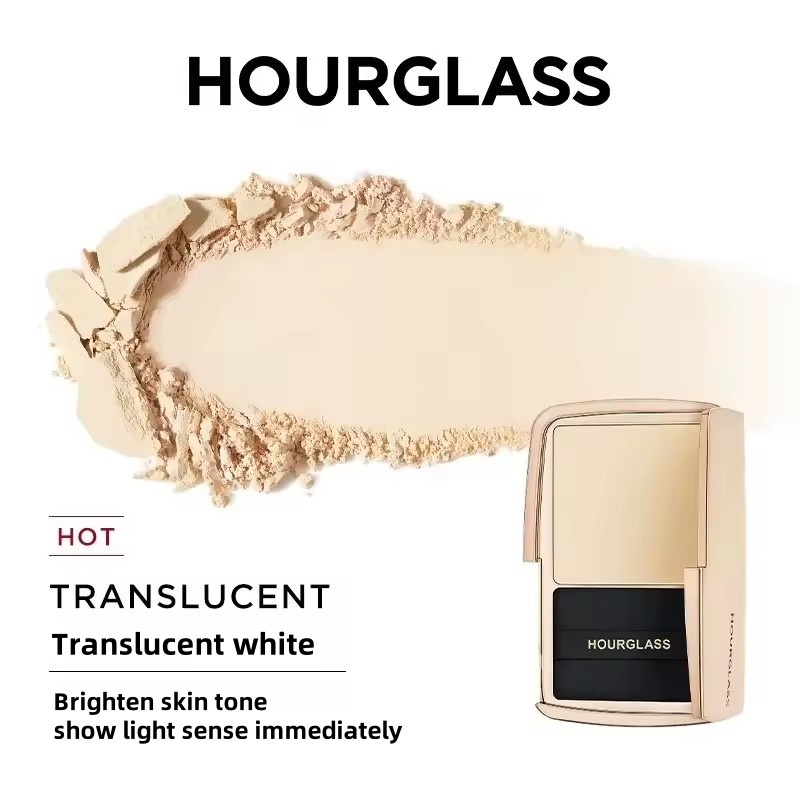 High quality HOUR/GLASS New Light Mist Powder with Soft Focus and Oil Control for A Long Time Setting Makeup Powder Delicate