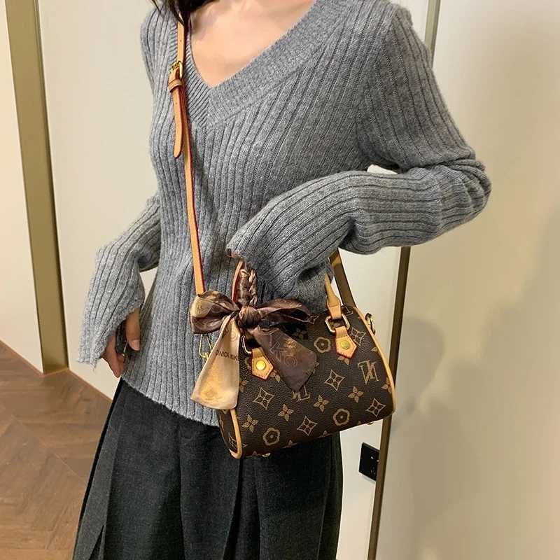 2025 New Classic Luxury Brand Handbag For Ladies Genuine Leather Crossbody Shoulder ToteW251107