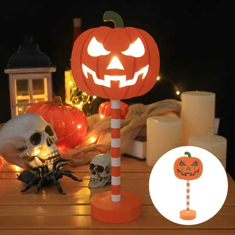 LED Halloween Night Light Waterproof Battery Power Pumpkin Ghost Ambiance Light Outdoor Garden Bedroom Festival Party Decor Prop W251107