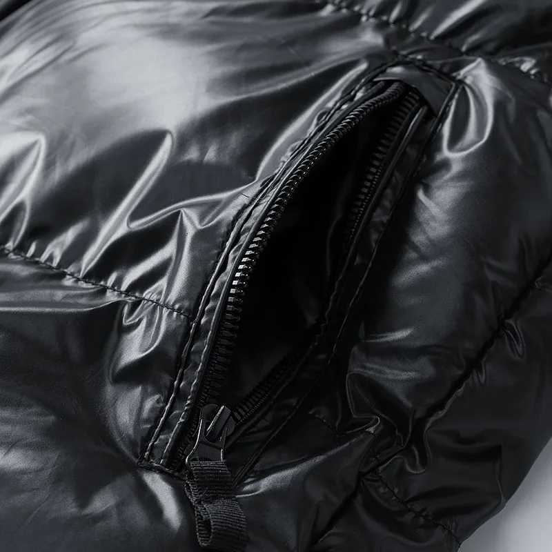 Mens Winter Autumn Coat Top Cotton Coat Hooded Thick Warm Solid Color Simple Comfortable Casual Fashionable New Niche VersatileT251107