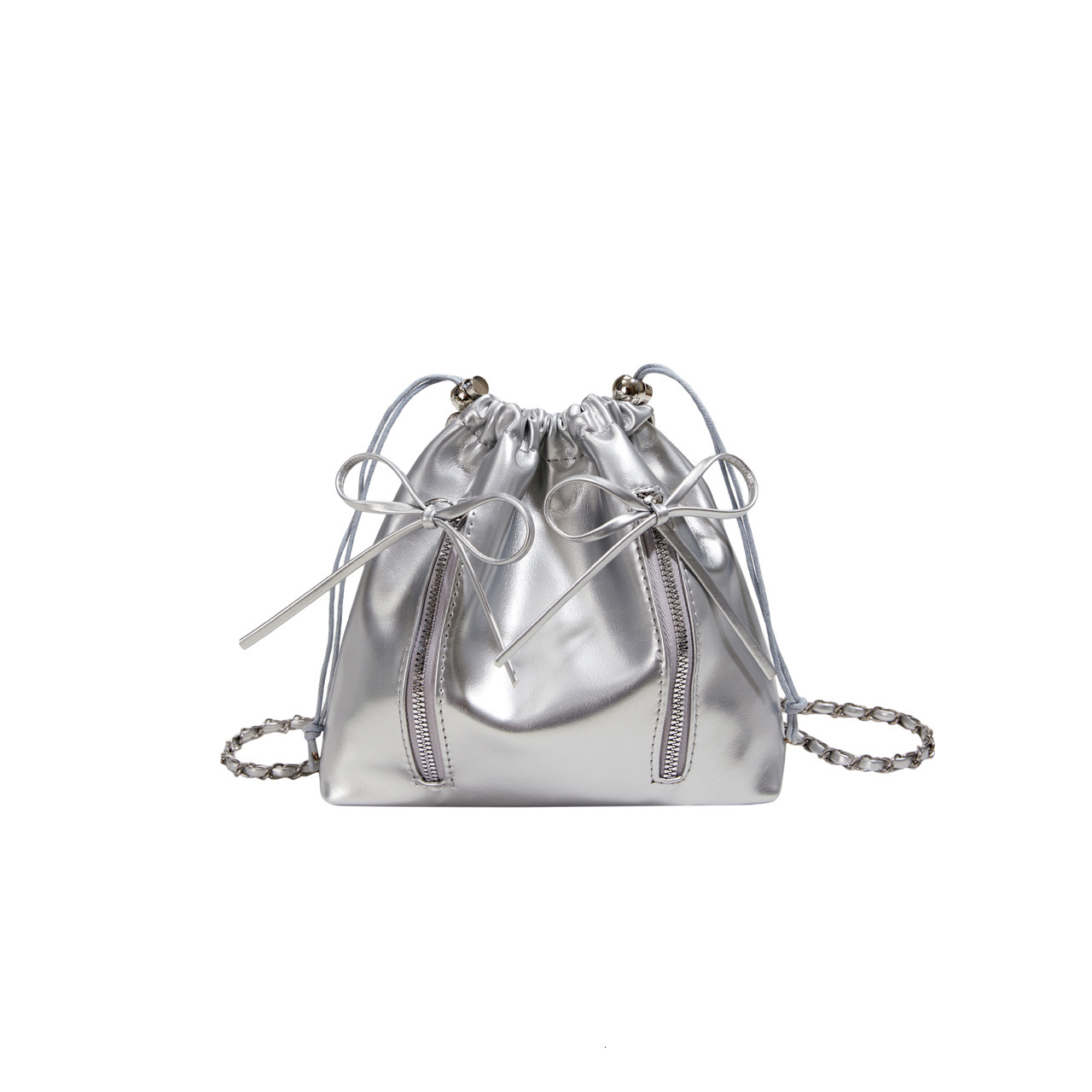 2025S Designer Women S Bag Fashionable And Minimalist Bucket Niche Design Drawstring Backpack High End Travel Shopping Crossbody Bag